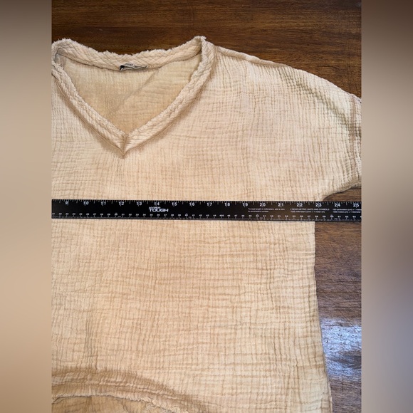 Meo Meli Basketweave Gauze Boxy Top - Picture 5 of 6